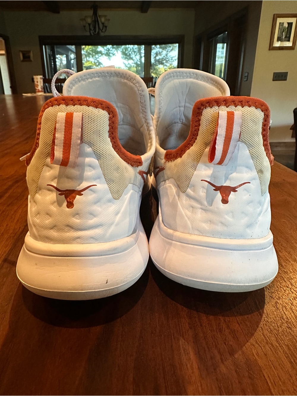 The University of Texas Nike Athletic Shoes with Burnt Orange Accents, Longhorn